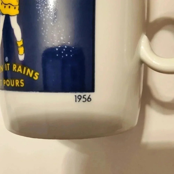 Morton Salt 1956 graphics cup mug EXC unused - Picture 7 of 7